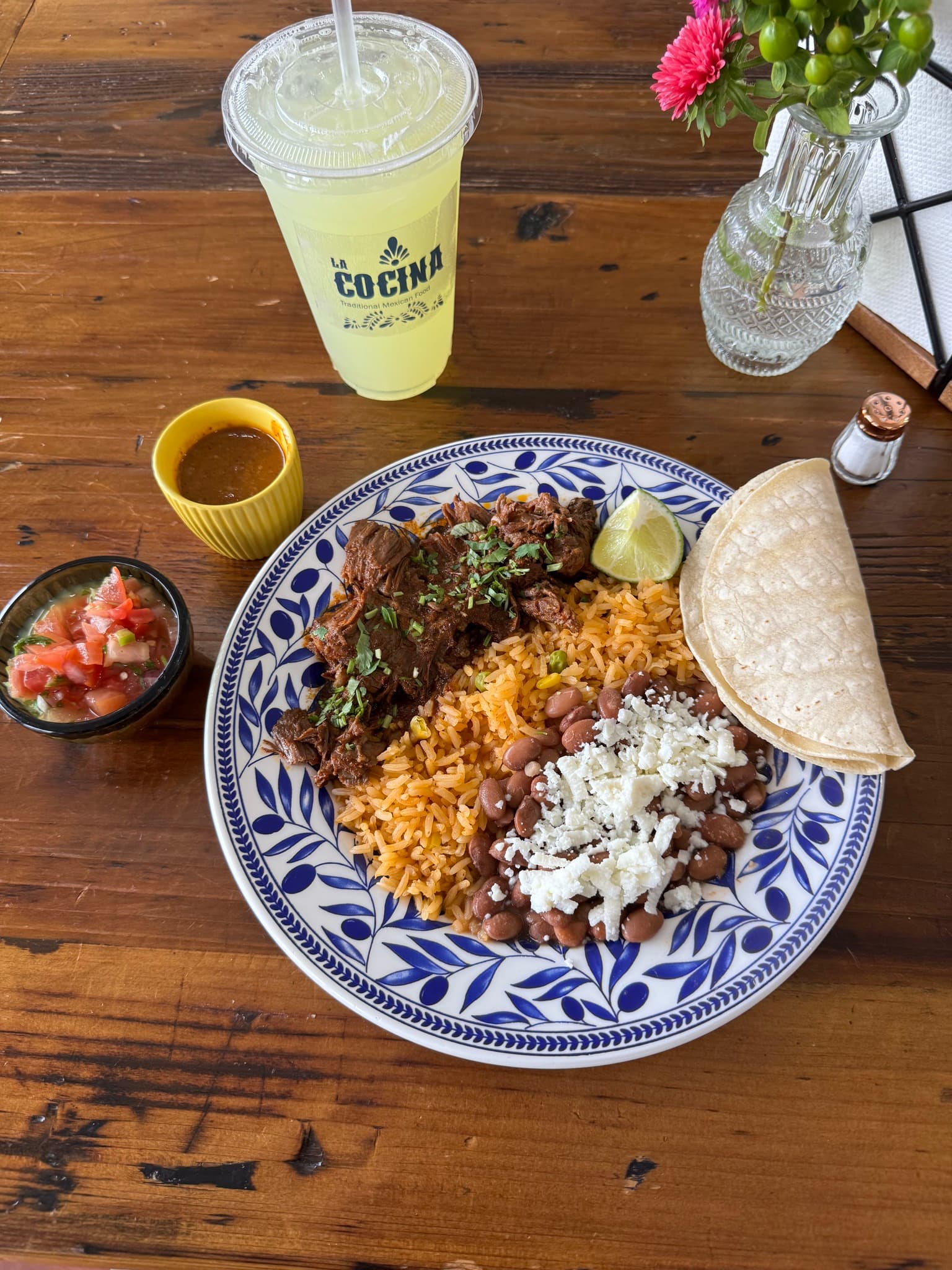 Birria plate at La Cocina